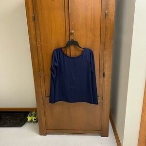 CALIA Carrie Underwood long sleeve workout top shirt no size tag ?MED 17in pit